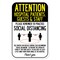 Signmission Public Safety Sign-Hospital Patients Guests & Staff Social Distancing, 12" H, A-1218-25400 A-1218-25400 - alternate 1